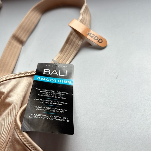 Bali Women's Passion for Comfort Back Smoothing Underwire Bra DF3390 42DD Tan - Picture 5 of 9